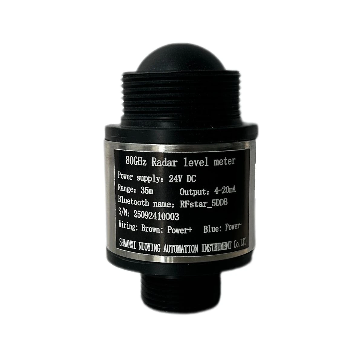 Atmospheric Temperature and Pressure 80G Radar Water Level Meter with Mobile Bluetooth Debugging, Low-Power Operation and Easy Installation