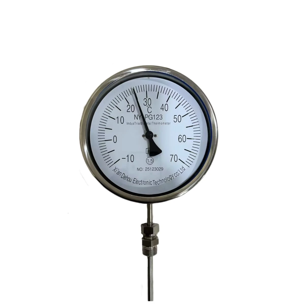 Bimetallic Thermometer - High-Precision Mechanical Temperature Gauge for Industrial Applications