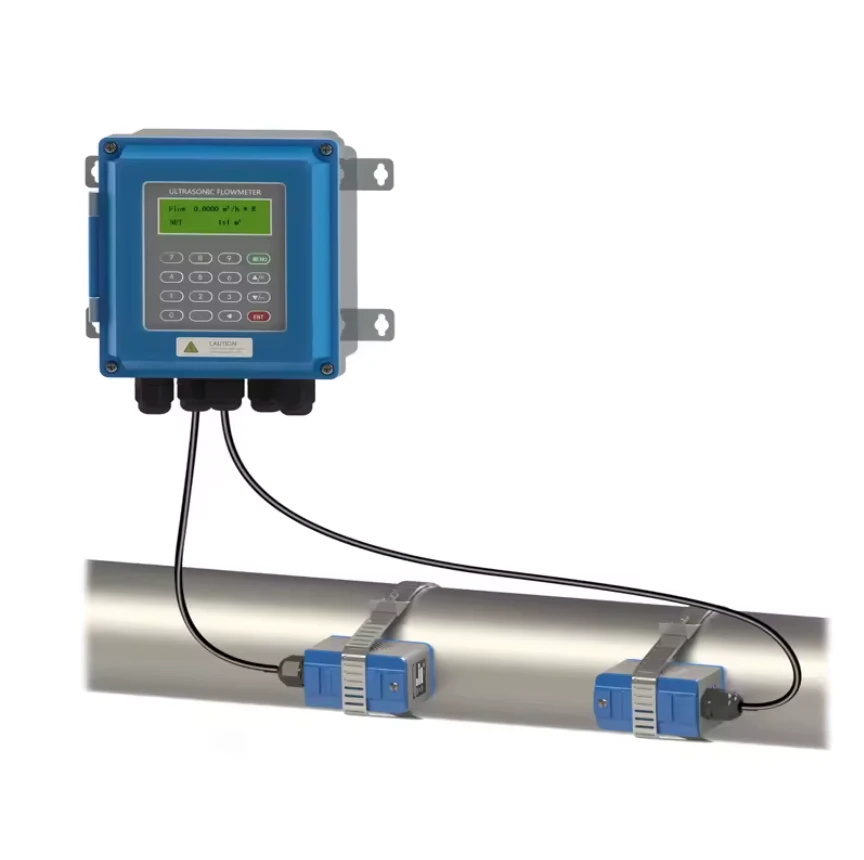 NYUF100W Clamp on type Ultrasonic Flow Meter for Flow and Heat Measurement