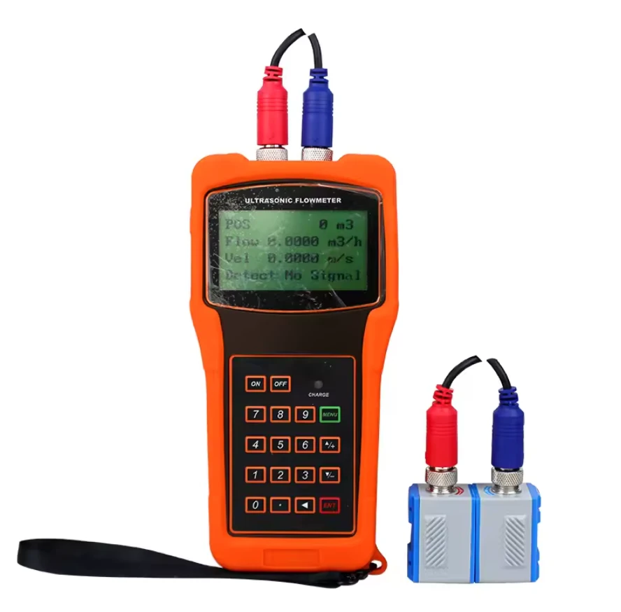 NYUF100H Handheld Ultrasonic Flow Meter for DN32 to DN6000 Pipe Line