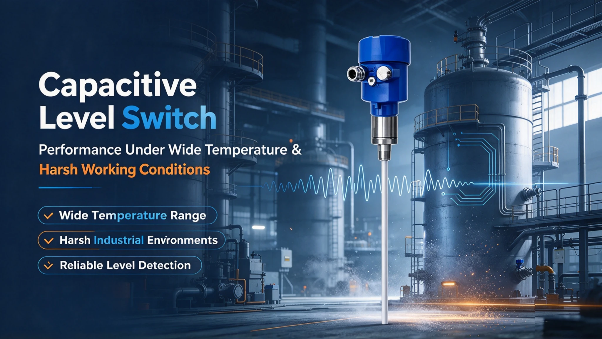 Capacitive Level Switch: Performance Under Wide Temperature & Harsh Working Conditions
