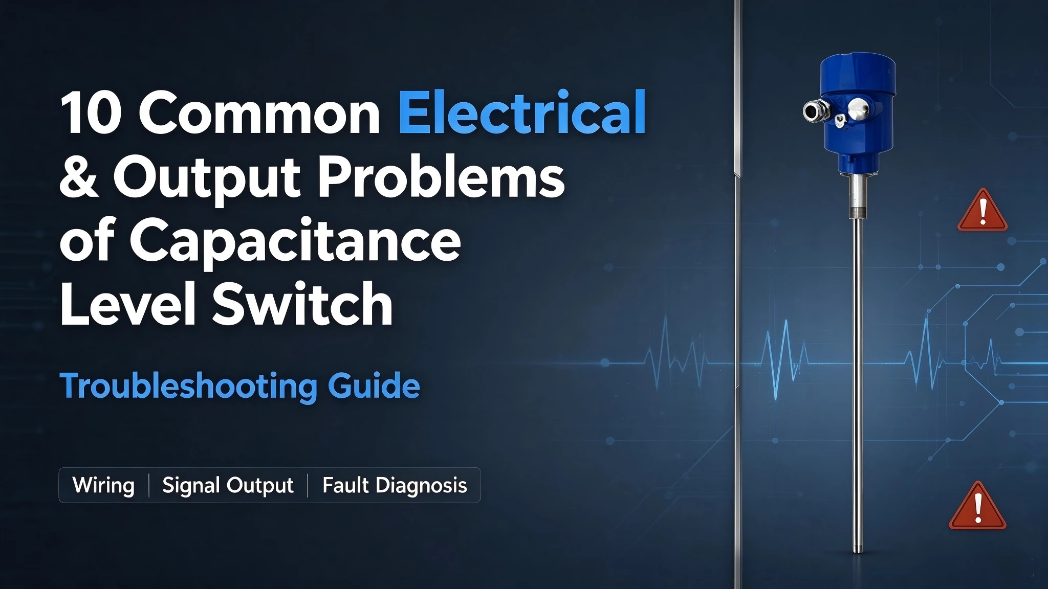 10 Common Electrical & Output Problems of Capacitance Level Switch and Troubleshooting Guide